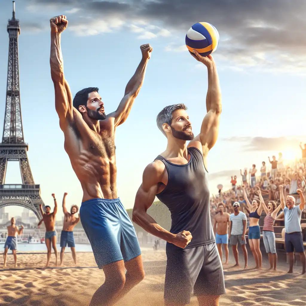 Chase Budinger Raih Kemenangan Voli Pantai di Olimpiade Paris