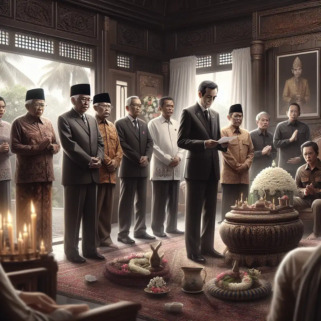 Presiden Jokowi Takziah untuk Hamzah Haz, Wapres ke-9 RI