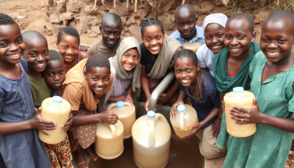 dampak donasi air bersih