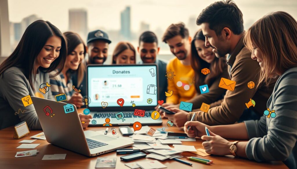 media sosial penggalangan dana