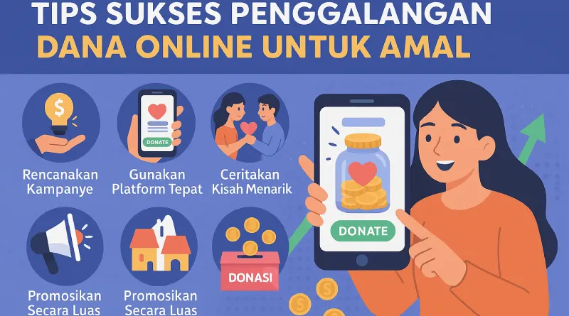 10 Tips Sukses Penggalangan Dana Online untuk Amal