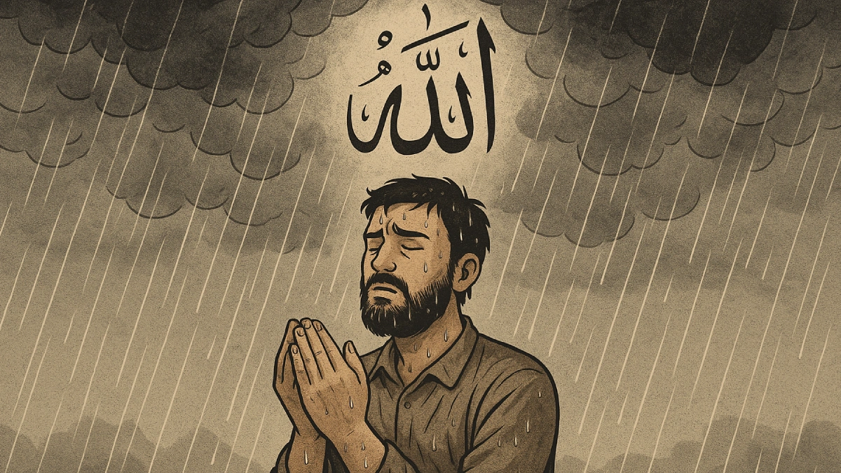 Allah berikan cobaan, ujian untuk memperkuat iman dan ketabahan.