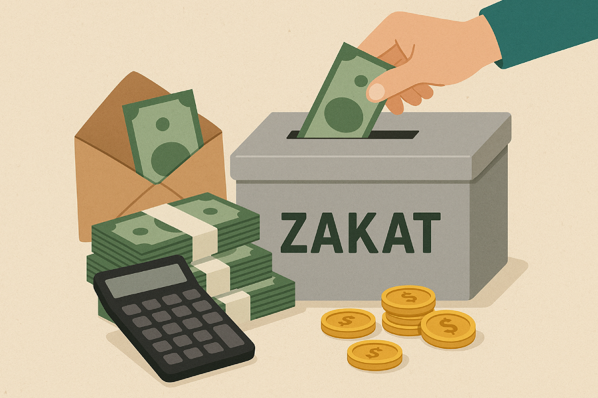 Cara hitung zakat gaji sederhana dan teratur: pastikan penghasilan bulanan mencapai batas nisab, lalu keluarkan 2,5% dari total gaji setelah dikurangi kebutuhan pokok—sebagai ibadah yang menyucikan harta dan menyejahterakan sesama.