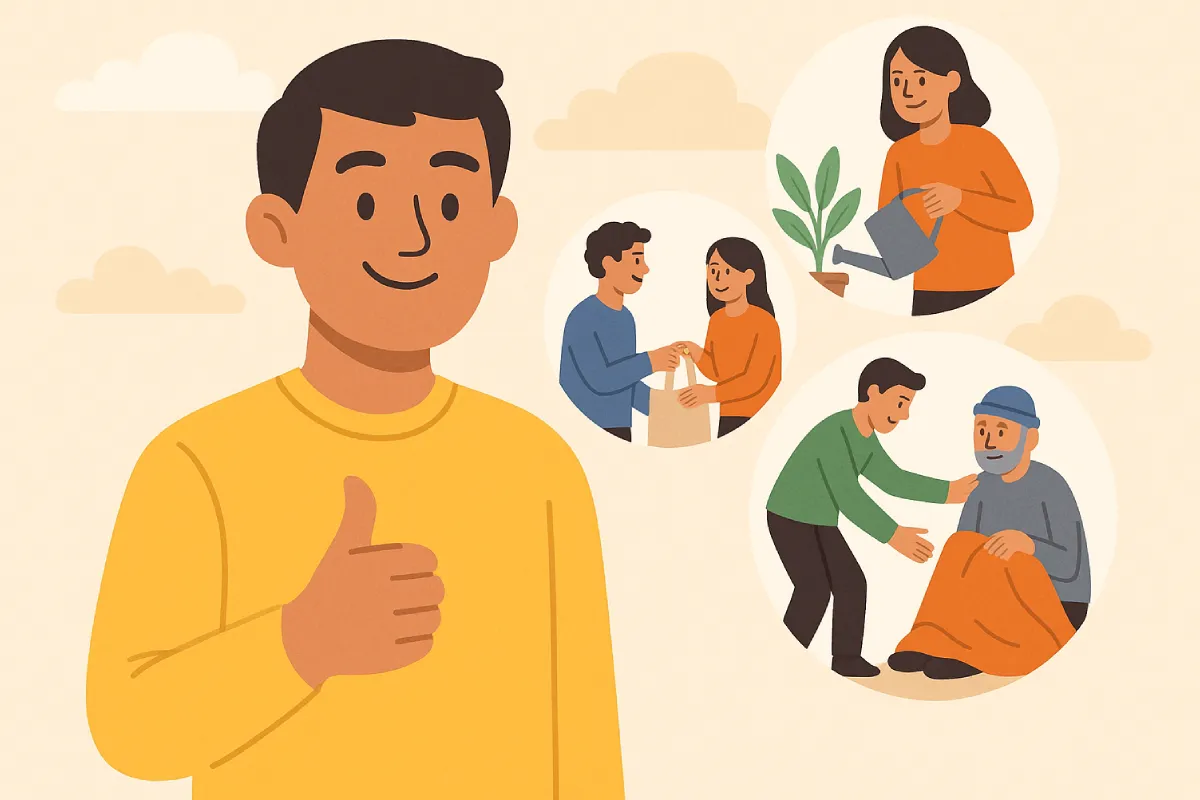 Sikap baik setiap hari tidak perlu mewah.