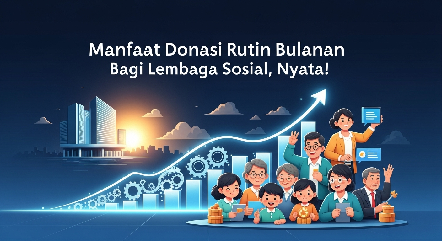 Manfaat donasi rutin bulanan bagi lembaga sosial, nyata!