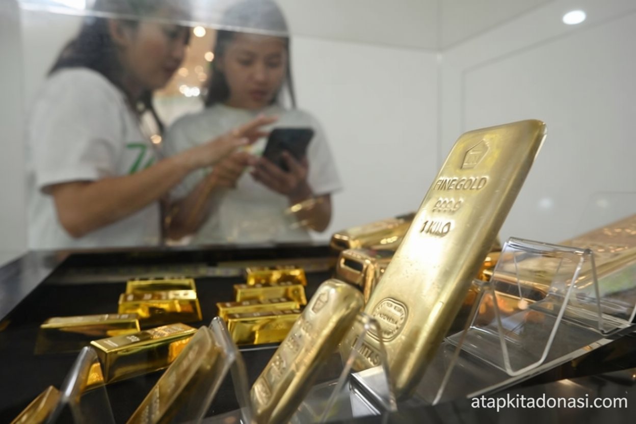 Harga emas UBS Rp3,113 juta/gr – Galeri24 Rp3,098 juta/gr Kamis pagi