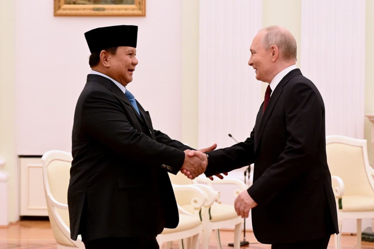 Hasil Pertemuan: Pertemuan Prabowo dan Putin berlangsung hangat dan akrab