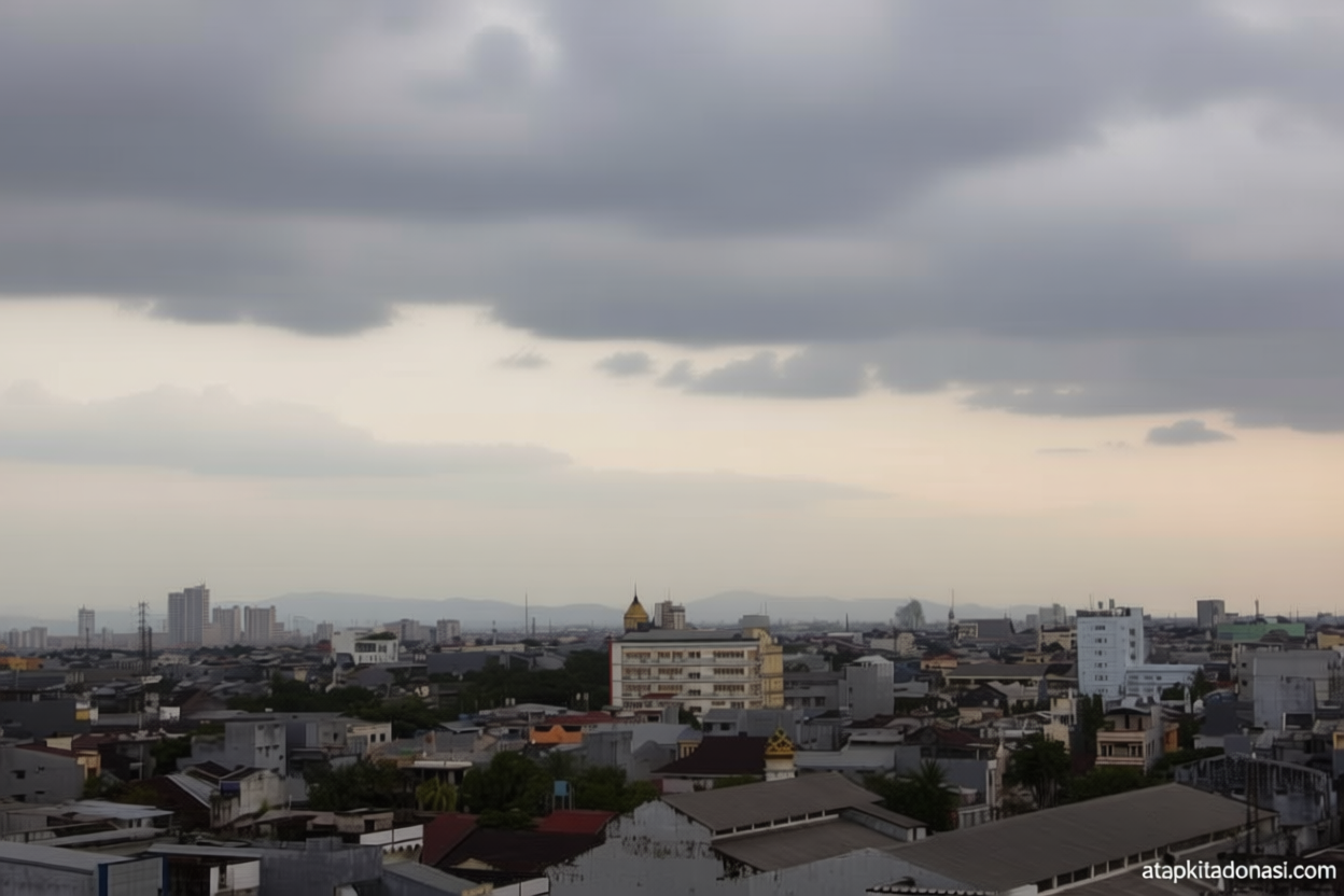 New Policy: Cuaca di kota-kota besar umumnya berpotensi diguyur hujan