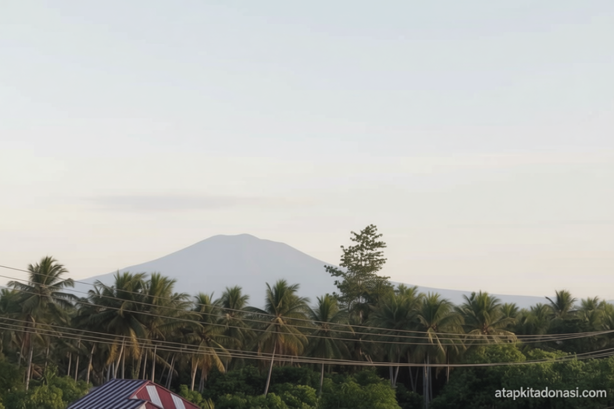 Waspada – Gunung Dukono di Halmahera Utara meletus 76 kali dalam sehari