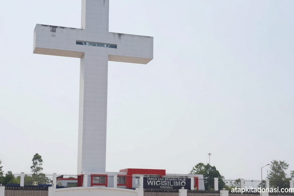 Hasil Pertemuan: Menyaksikan Kota Wamena dari ketinggian Tugu Salib