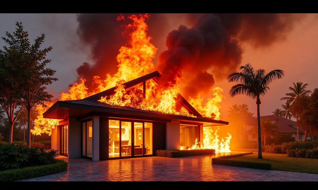 35 personel padamkan kebakaran rumah mewah di Palmerah