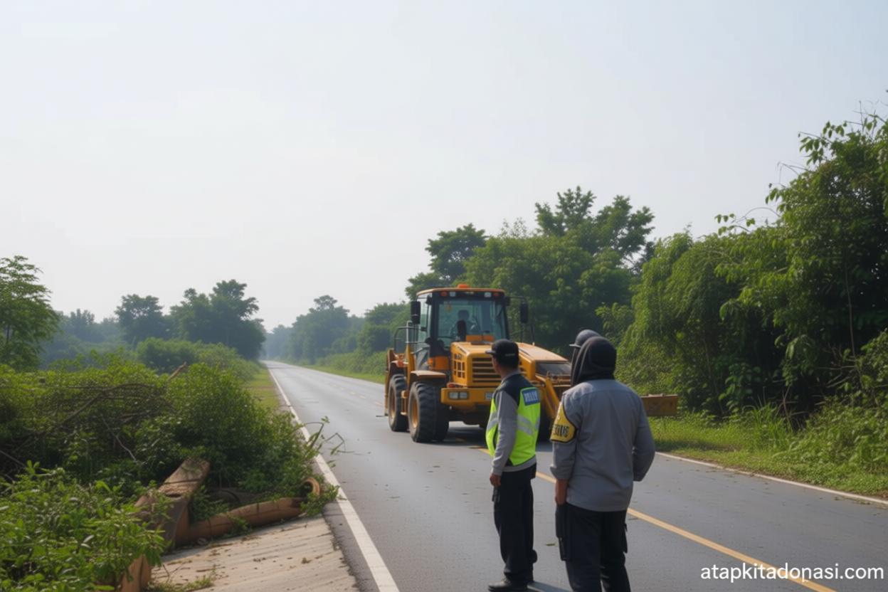 Jalan lintas Sungai Penuh-Tapan sudah bisa dilalui pascalongsor