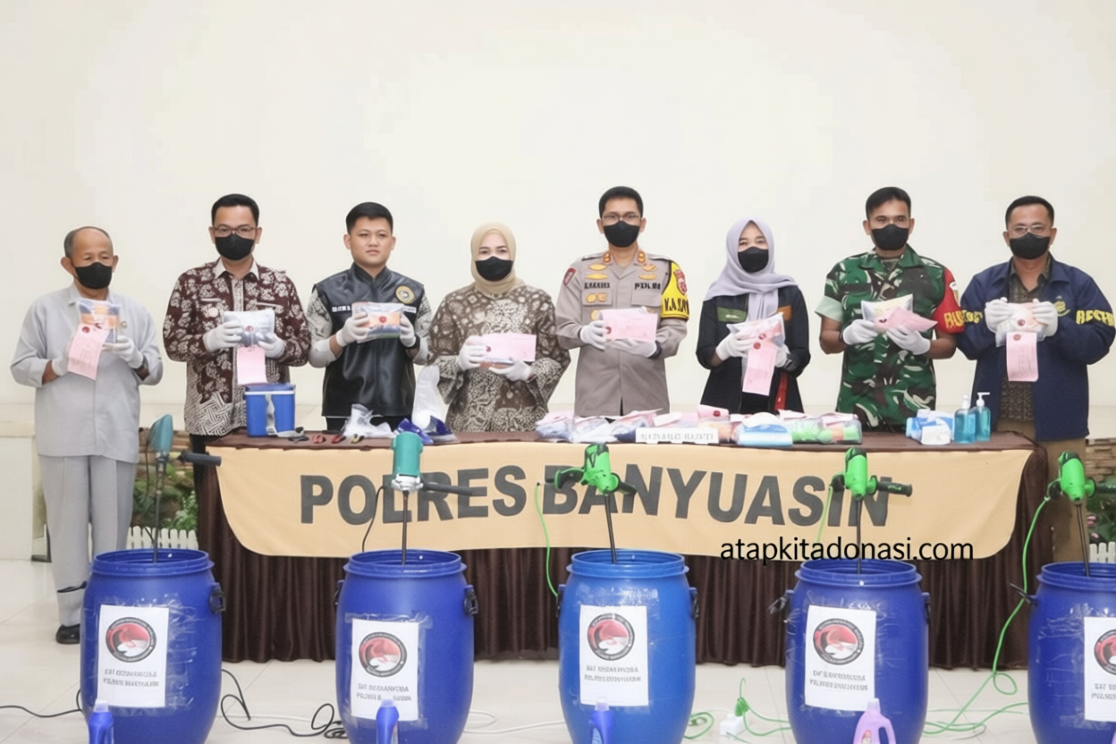 Polres Banyuasin tangani 35 kasus narkoba dalam tiga bulan