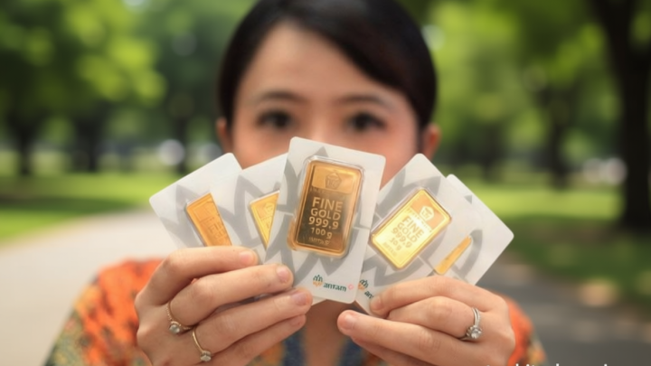 Selasa pagi ini emas Antam anjlok Rp35.000 menjadi Rp2,760 juta/gr