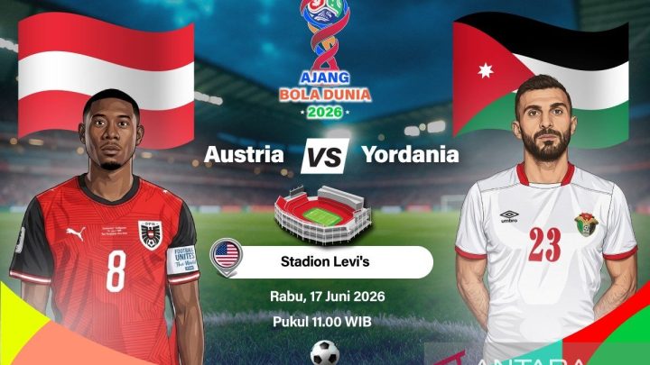Key Issue: Austria peringkat kedua Grup J setelah taklukkan Yordania 3-1