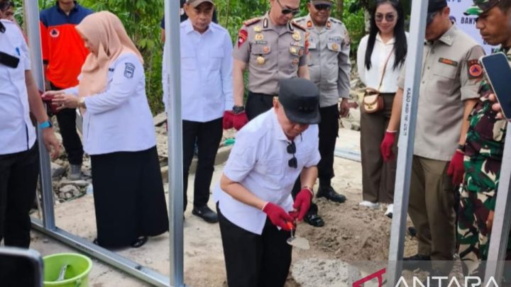BNPB percepat pembangunan 50 huntara di Nokilalaki Sigi