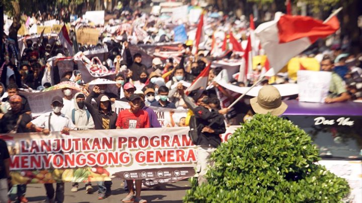 Latest Program: Ribuan mitra SPPG Trenggalek gelar aksi damai dukung MBG