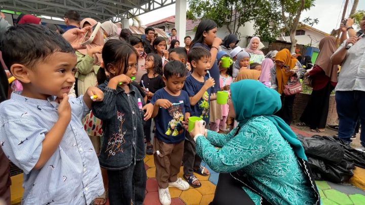 Akhir pekan – Banjarmasin bikin edukasi gigi & mulut di kebun binatang