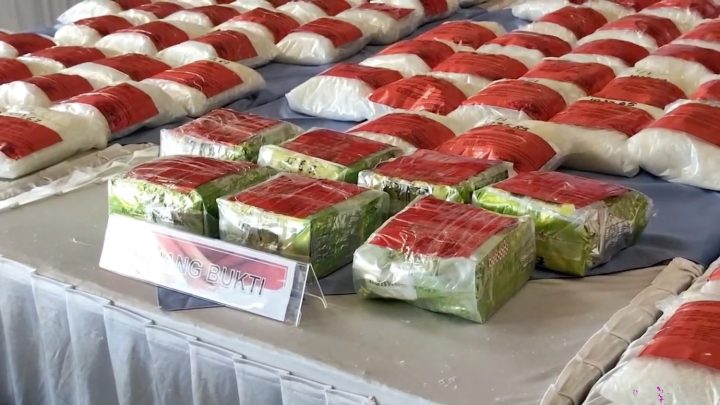 Polda Kalsel gagalkan peredaran 128,7 kilogram sabu