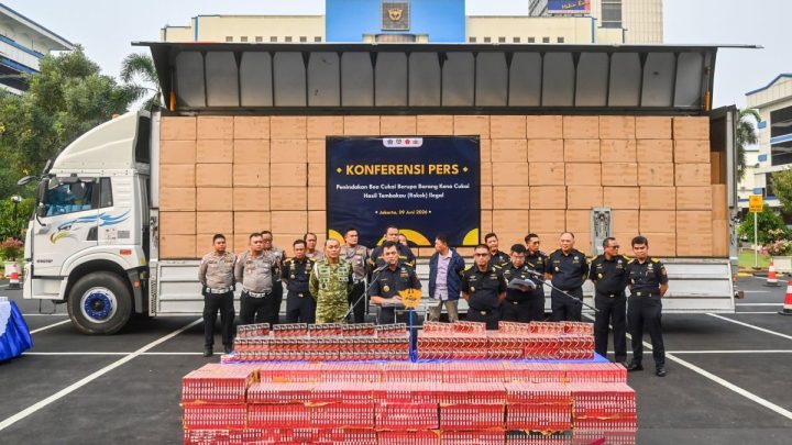 Bea Cukai gagalkan peredaran 8,9 Juta batang rokok tanpa cukai