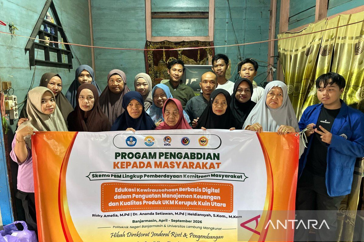 Poliban-ULM perkuat daya saing komunitas UKM Kerupuk Kuin Utara