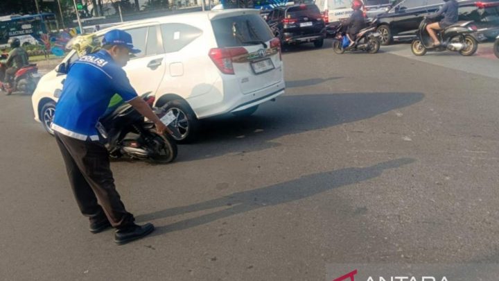 Pengendara motor tewas akibat kecelakaan tunggal di Patung Kuda Jakpus
