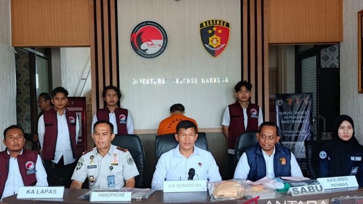 Polda Babel tetapkan tersangka peredaran sabu dikendalikan narapidana