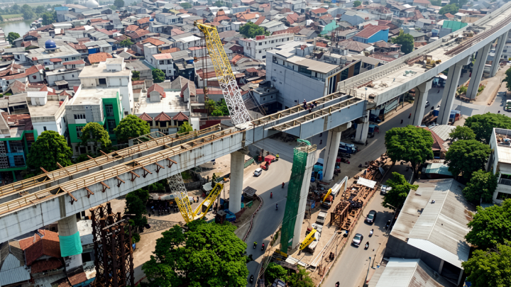 Latest Program: LRT Jakarta Fase 1B rute Velodrome-Manggarai tersambung 100 persen