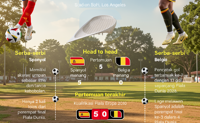 Piala Dunia 2026: Reuni akbar Spanyol dan Belgia
