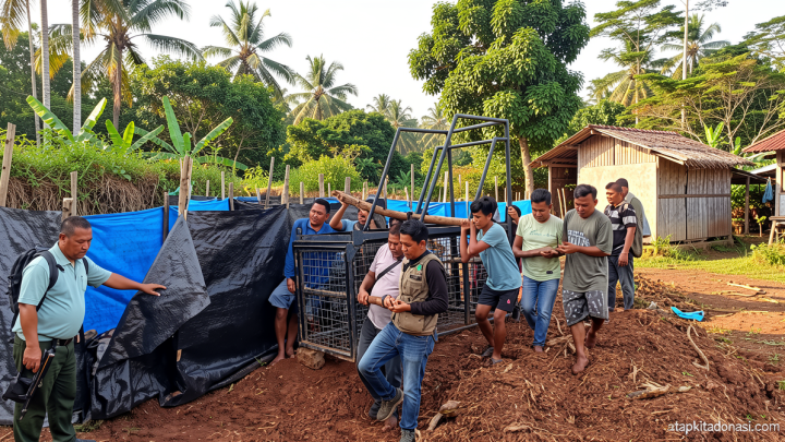 Serangan harimau di Pelalawan – BBKSDA Riau pasang kandang perangkap
