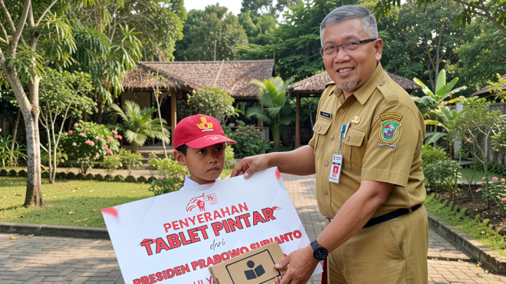 Banjarnegara salurkan 250 tablet pintar ke siswa di wilayah blank spot