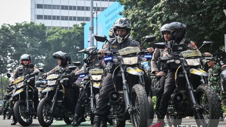 Latest Program: 1.074 personel gabungan kawal unjuk rasa di dua titik di Jakpus