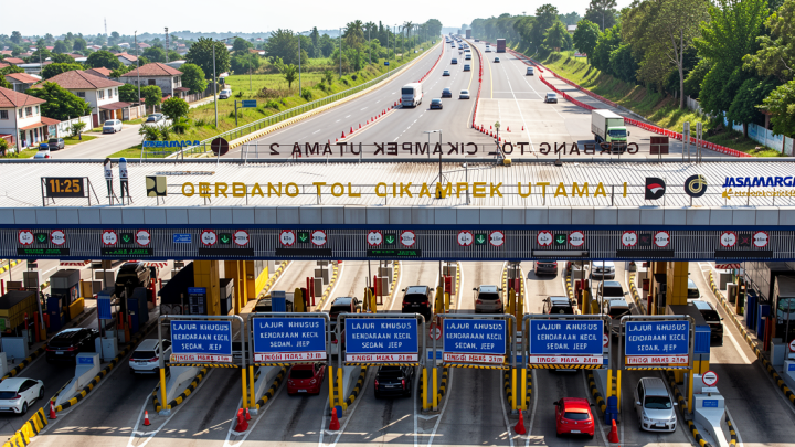 Arus lalu lintas Tol Japek meningkat pada libur Hari Kemerdekaan