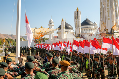 Pascakerusuhan, Banda Aceh kembali dihiasi merah putih