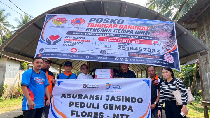 Jasindo salurkan bantuan bagi warga terdampak gempa Flores