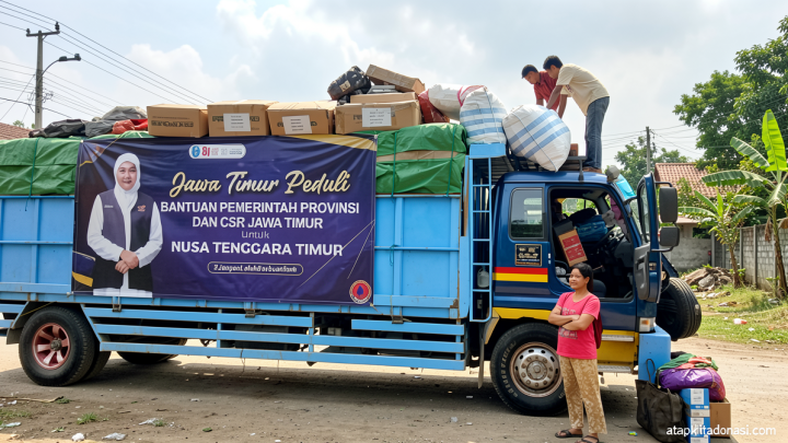 Tiga provinsi kirim bantuan kemanusiaan gempa NTT lewat Tanjung Perak
