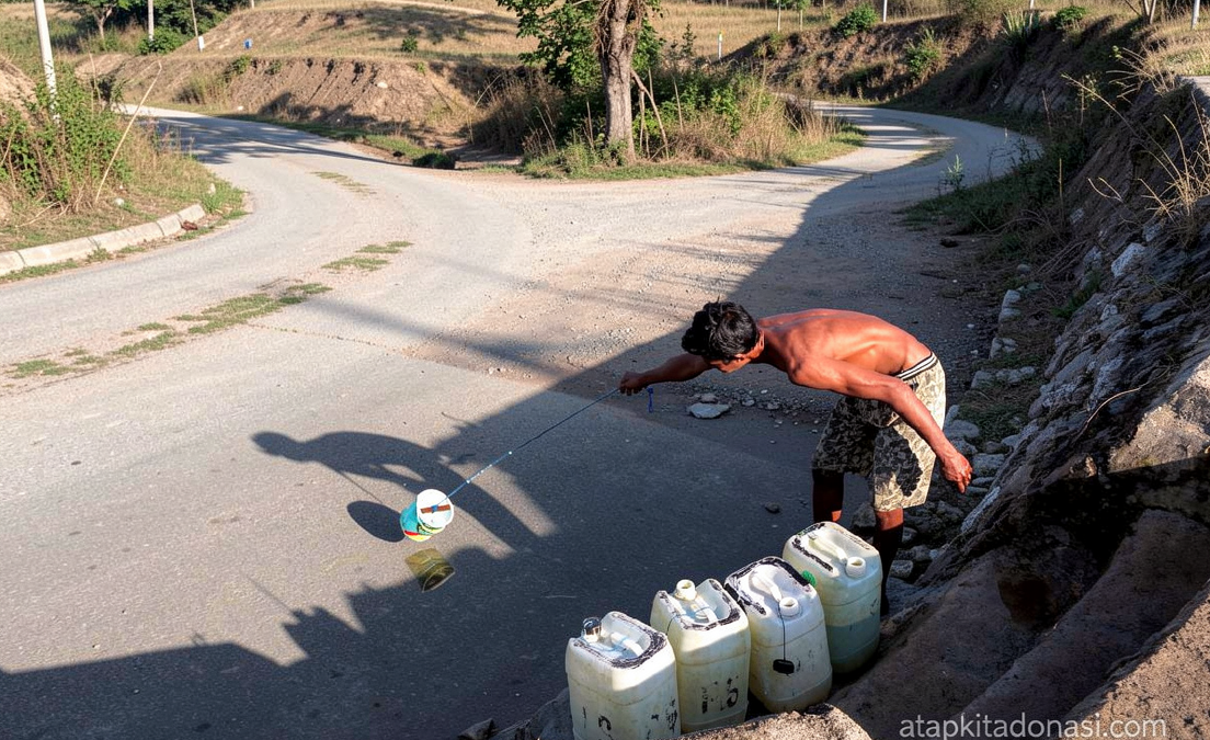 Air makin sulit didapat, ribuan warga Maros andalkan sumur tadah hujan dan beli air hingga Rp250 ribu