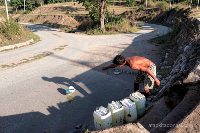 Air makin sulit didapat, ribuan warga Maros andalkan sumur tadah hujan dan beli air hingga Rp250 ribu