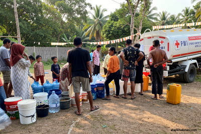 PMI Cianjur distribusikan 250 ribu liter air untuk 4.823 KK