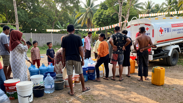 PMI Cianjur distribusikan 250 ribu liter air untuk 4.823 KK