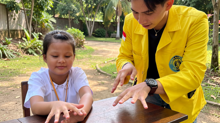 UI ajarkan cara cuci tangan kepada 200 anak migran Myanmar di Thailand