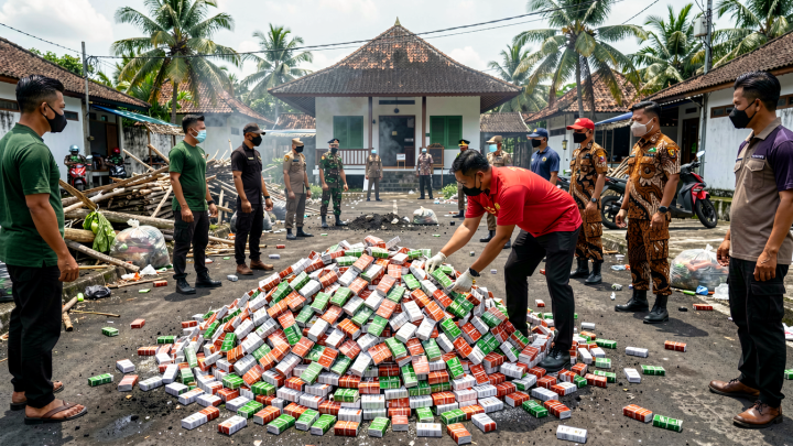 Kejari Denpasar musnahkan ribuan slop rokok ilegal sitaan perkara